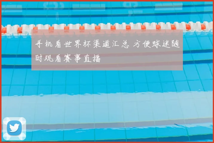 手机看世界杯渠道汇总 方便球迷随时观看赛事直播