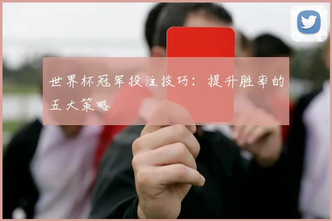 世界杯冠军投注技巧：提升胜率的五大策略